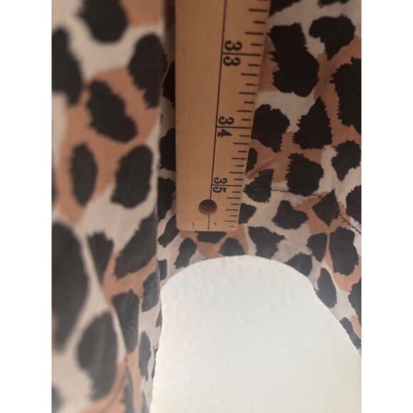 Sea New York Cheetah Print Tiered Ruffle Dress Size 4 - Picture 9 of 11